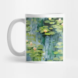 Monet Style Water Lilies 10 Mug